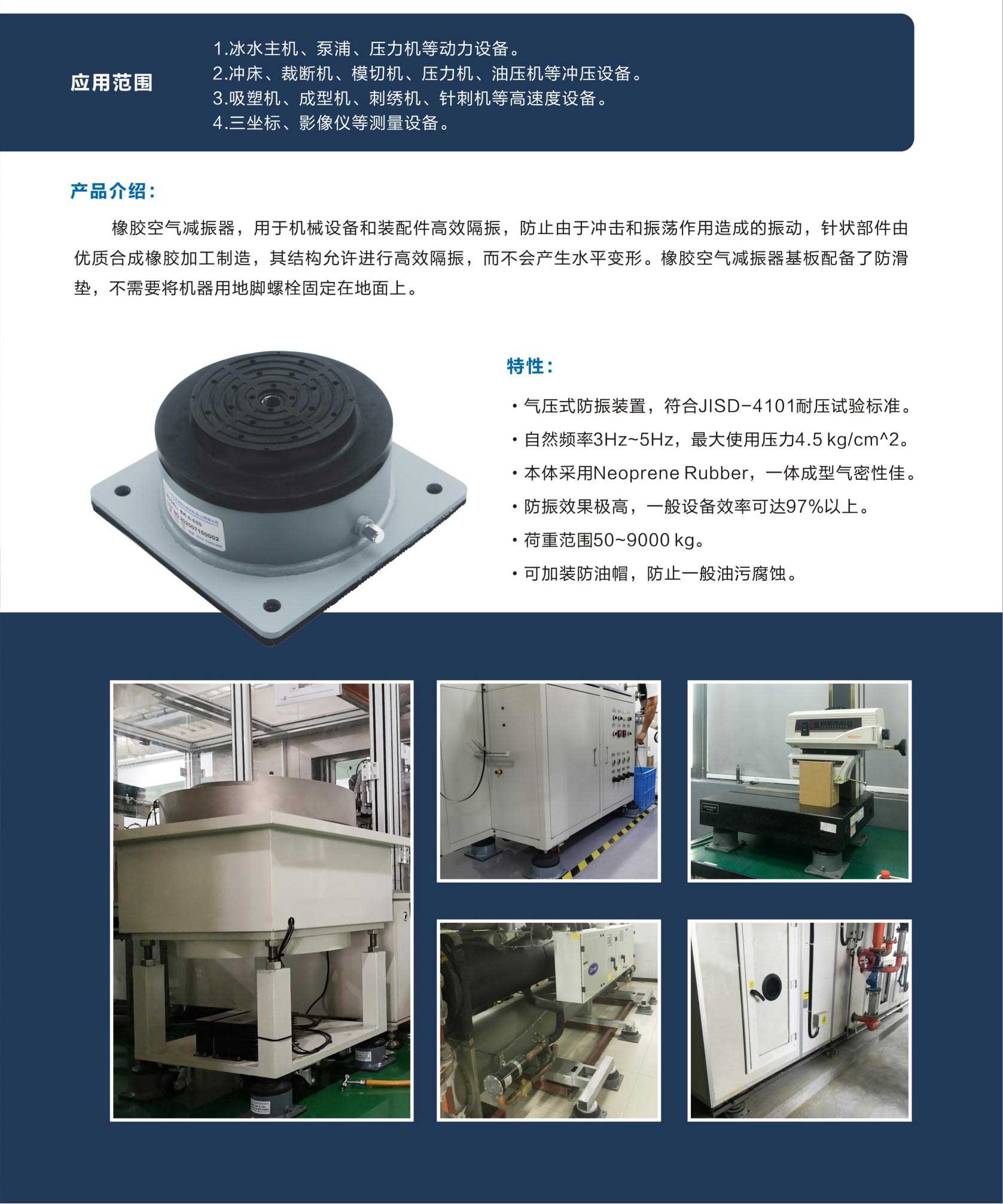 BK-A氣浮式減振器